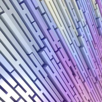 A delicate 3D background with a gradient from white to purple Stock Illustration