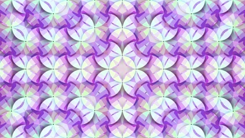 A delicate 4K background featuring a kaleidoscopic pattern of 3D elements Stock Footage 317075223