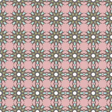 Delicate abstract ornate pattern Illustrazione stock
