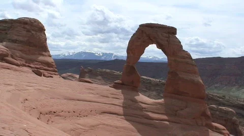 Delicate Arch 1 Stock Footage 645744