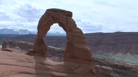 Delicate Arch 4 Stock Footage