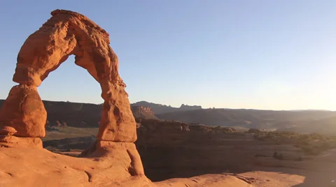 Delicate Arch Stock Footage 30369059