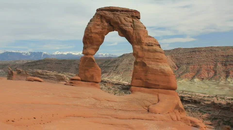 Delicate Arch Medium Stock Footage 879213