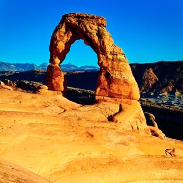 Delicate arch Foto stock