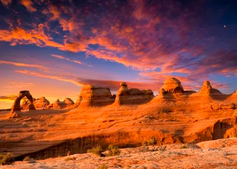 Delicate Arch Foto stock