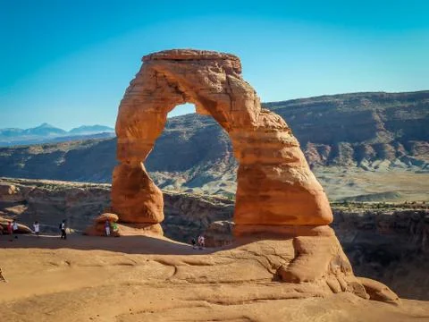 Delicate Arch Foto stock