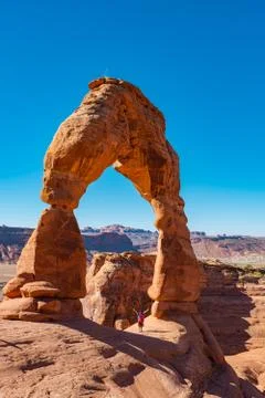 Delicate Arch Foto stock