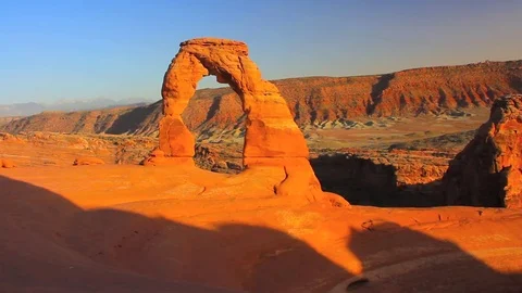 Delicate Arch Utah Stock Footage 75447412