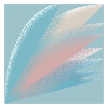 Delicate arcuate elements for website design, textiles. 3d. Stock Illustration