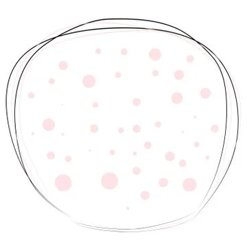 Delicate background, frame, scrapbook, with pink flowers, roses, balls and he イラスト素材