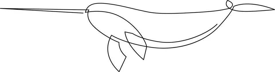 A delicate bird in flight with a leaf, captured in a simple line drawing Vect Illustrazione stock