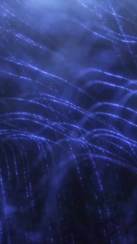 Delicate blue light patterns dance and shimmer Stock Footage 313281642
