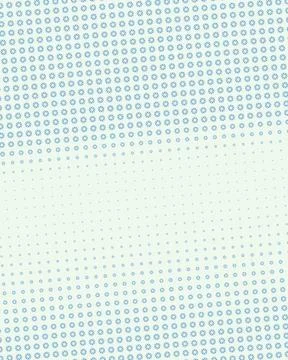 A delicate blue snowflake pattern fades toward a pale central area, creatin.. Stock Illustration