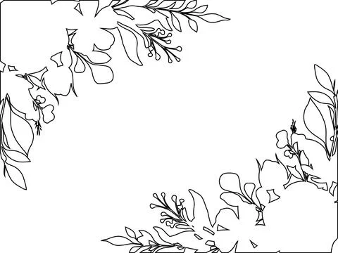 Delicate botanical floral branch vector Stock Illustration