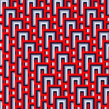 Delicate bright geometric pattern Illustrazione stock