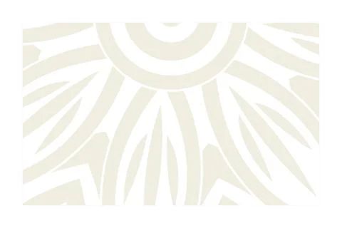 A delicate cream floral pattern appears softly across a white horizontal fi.. 库存插图
