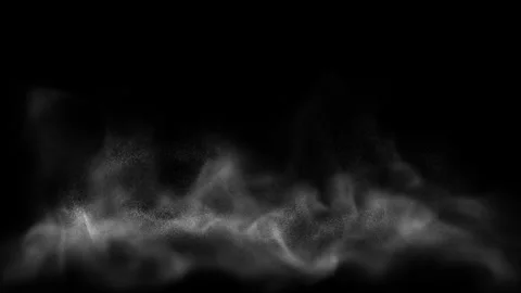 Delicate Dust Clouds Suspended in Air Soft Motion Background Loop Stock Footage 332890845