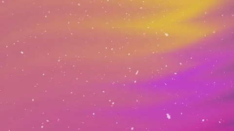 Delicate Dust Floating on Vibrant Color Gradient, Serene Abstract Animation.. Stock Footage 313148918