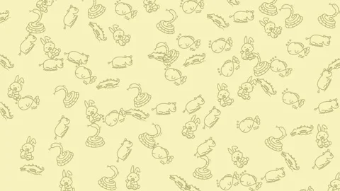 Delicate Fish Pattern - A Subtle Aquatic Design. Stock Footage 322981313