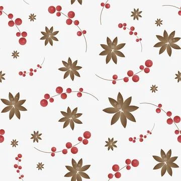 Delicate floral and floral pattern. background or texture Stock Illustration