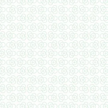Delicate Floral Bloom Repeat Pattern Stock Illustration