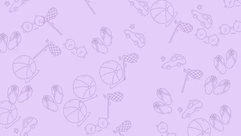 Delicate Floral Pattern in Light Purple Tones Background. Stock Footage 320164705