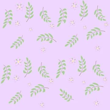 Delicate floral pattern in pastel colors Stock Illustration