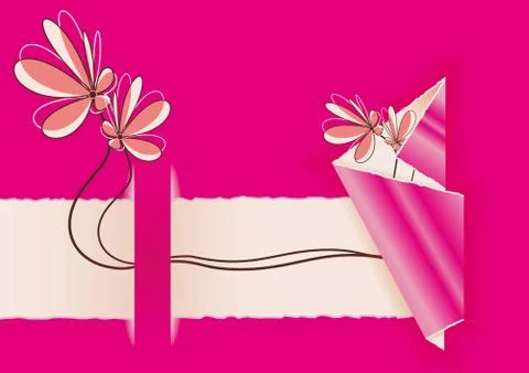 Delicate flowers easter 스톡 일러스트