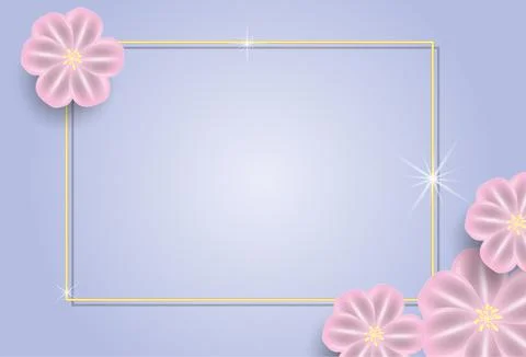 Delicate flowers on a violet background. 스톡 일러스트