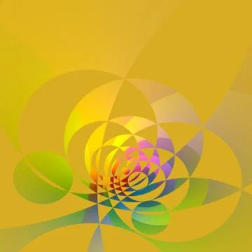 Delicate Fractal Stock Illustration