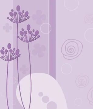 Delicate garden Stock Illustration