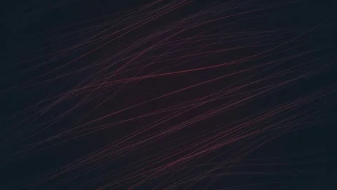 Delicate golden light trails flow in a seamless loop Stock Footage 341274726
