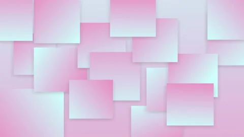 Delicate gradient background from squares with shadows. Stock Footage 124683299