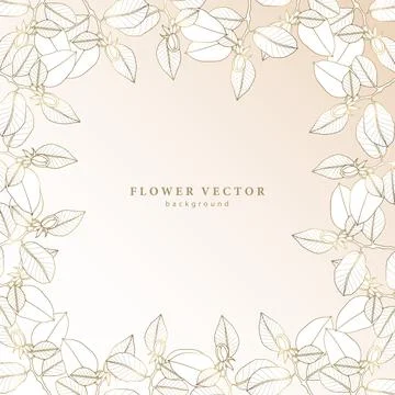 Delicate gradient floral background with rose branches. Stock Illustration