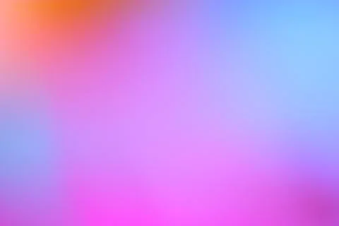 Delicate gradient transitions between orange, blue, and pink hues creates a.. Foto stock