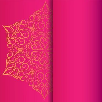 Delicate invitation card Illustrazione stock