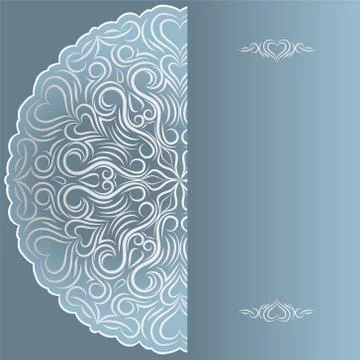 Delicate invitation card Illustrazione stock