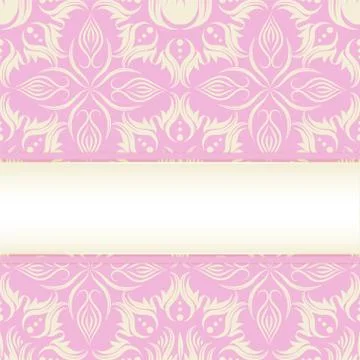 Delicate invitation card Stock Illustration