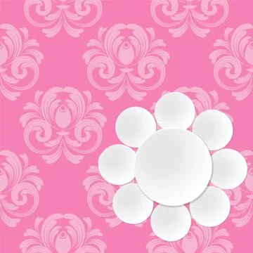 Delicate invitation card Stock Illustration
