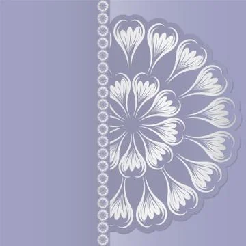 Delicate invitation card Illustrazione stock