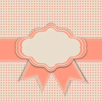 Delicate invitation card Stock Illustration