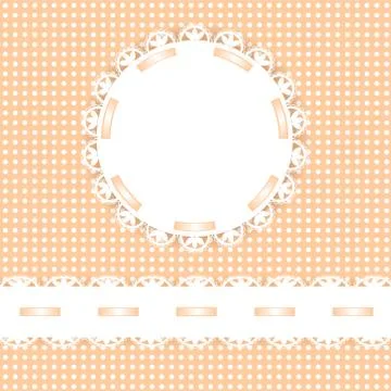 Delicate invitation card Illustrazione stock
