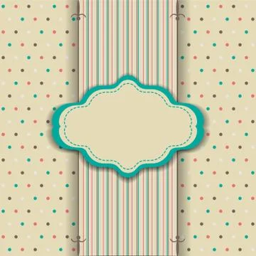 Delicate invitation card Stock Illustration