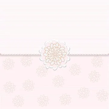 Delicate invitation card Stock Illustration