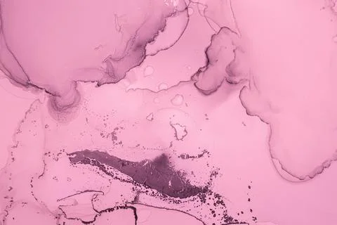 Delicate Liquid Marble. Abstract Mix. Art Color Stock Illustration