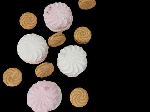 Delicate marshmallow Foto stock