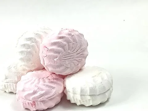 Delicate marshmallow Stock Photos