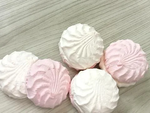 Delicate marshmallow Stock Photos