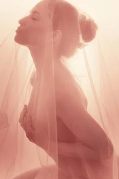 Delicate nude Stock-Fotos