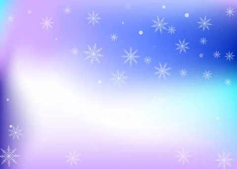 Delicate openwork snowflakes. Snow, snowfall. Falling scattered white snowfla Stock Illustration